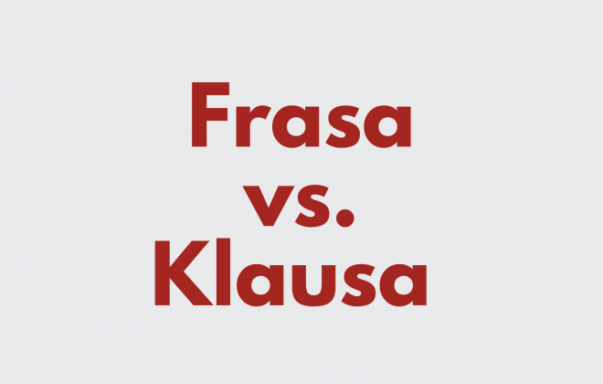 Ilustrasi Frasa vs. Klausa