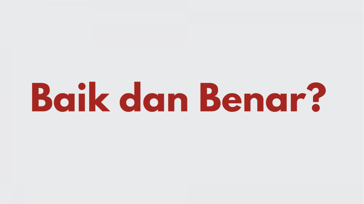 Ilustrasi Bahasa yang Baik dan Benar