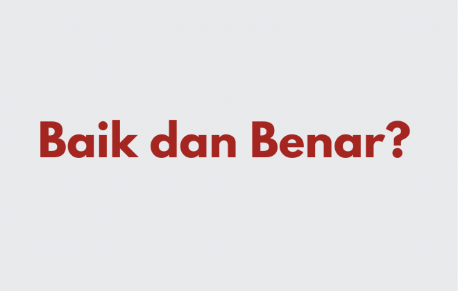 Ilustrasi Bahasa yang Baik dan Benar