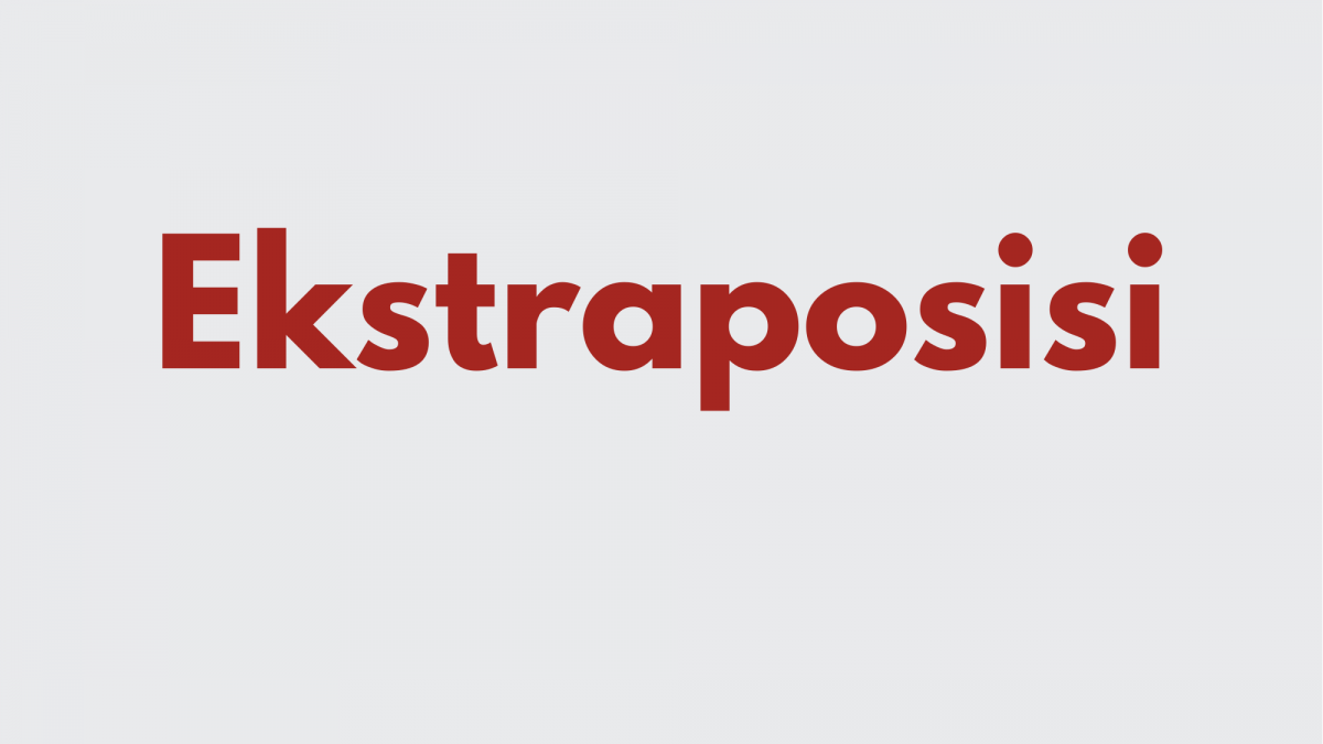 Ilustrasi Konstruksi Kalimat: Ekstraposisi