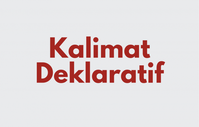 Ilustrasi Kalimat Deklaratif