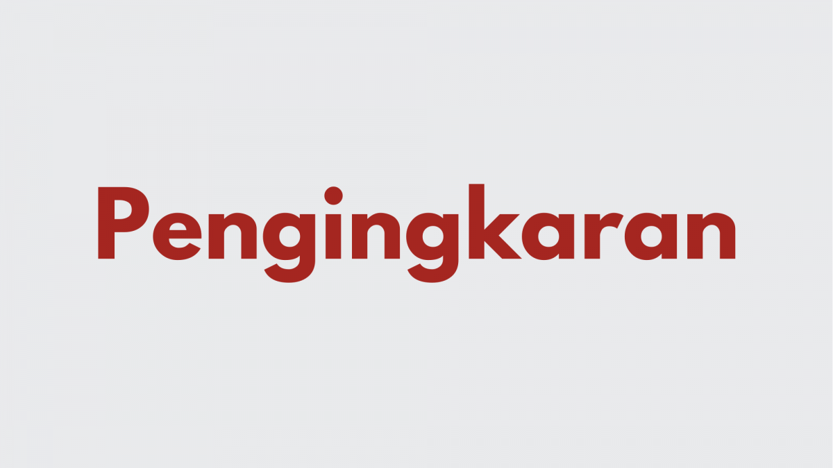 Ilustrasi Pengingkaran dalam Kalimat