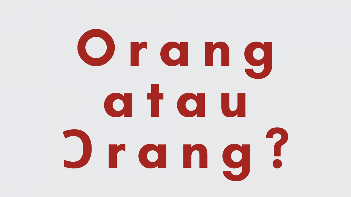 Ilustrasi Orang atau Ɔrang?