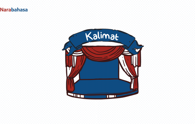 Ilustrasi pertunjukan kalimat