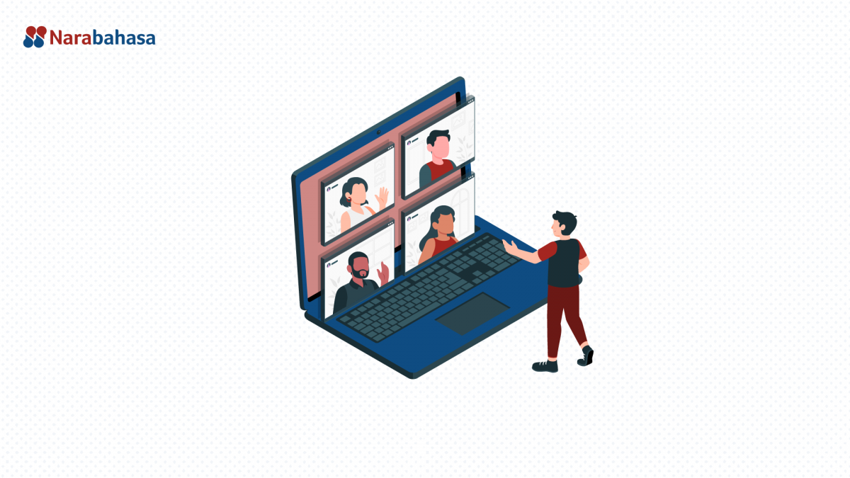 Ilustrasi public speaking (wicara publik) sebagai keterampilan berbahasa