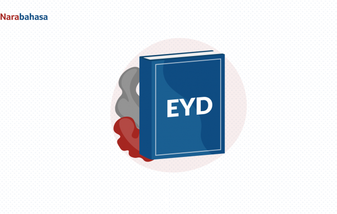 Ilustrasi buku pedoman EYD