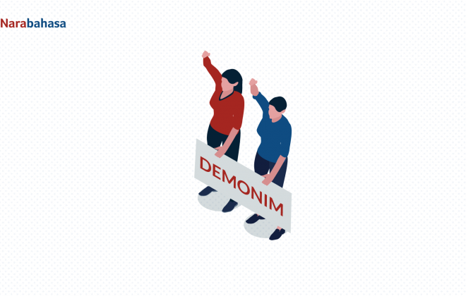 Ilustrasi Demonim. Demonim merupakan ‘nama diri untuk penduduk asli suatu tempat’. Contohnya adalah Indonesian, American, dan Indian.