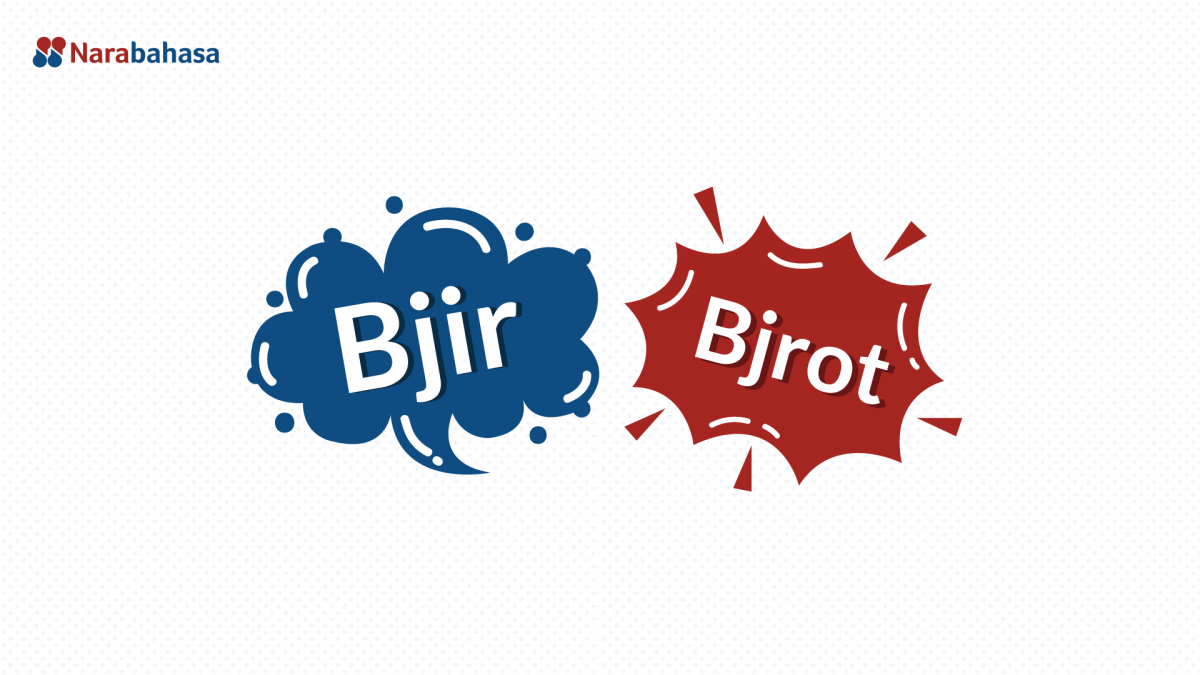 Ilustrasi bjir dan bjrot