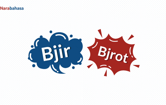 Ilustrasi bjir dan bjrot